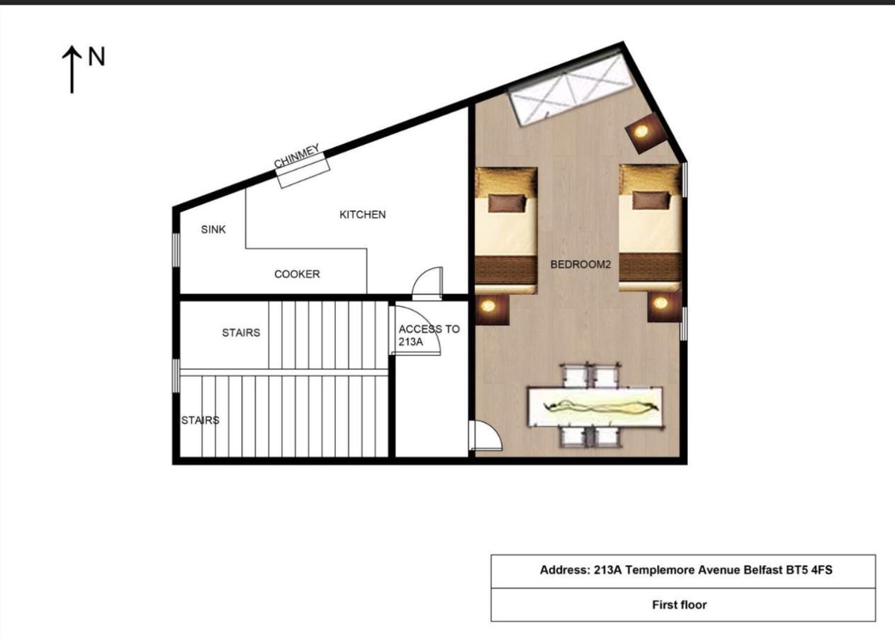Entire Pinkapt - Free Parking - Up To 4 Guests - 3 Beds - Close To City Centre Belfast Luaran gambar